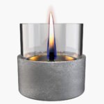 Tenderflame_Aster_10_Lava_Grey_2 Tenderflame Aster 10 Lava – Stoere en compacte rookvrije sfeerhaard voor binnen en buiten.
