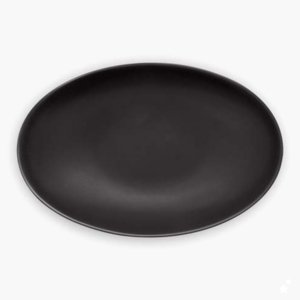 vtwonen servies stylen in zwart 5 Serveerbord Ovaal Mat Zwart 25 5cm vtwonen 2