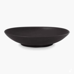 vtwonen servies stylen in zwart 4 Serveerbord Ovaal Mat Zwart 25.5cm