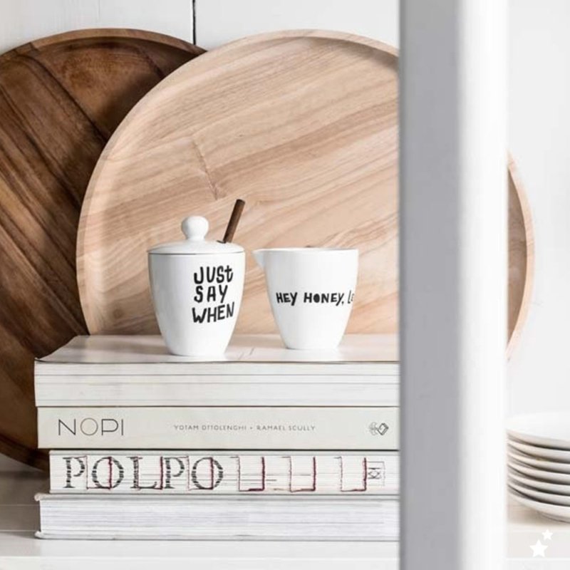 vtwonen Melkkan Happy ivoor/wit